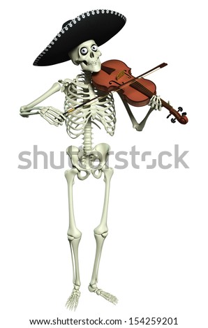 stock-photo--d-cartoon-skeleton-mariachi